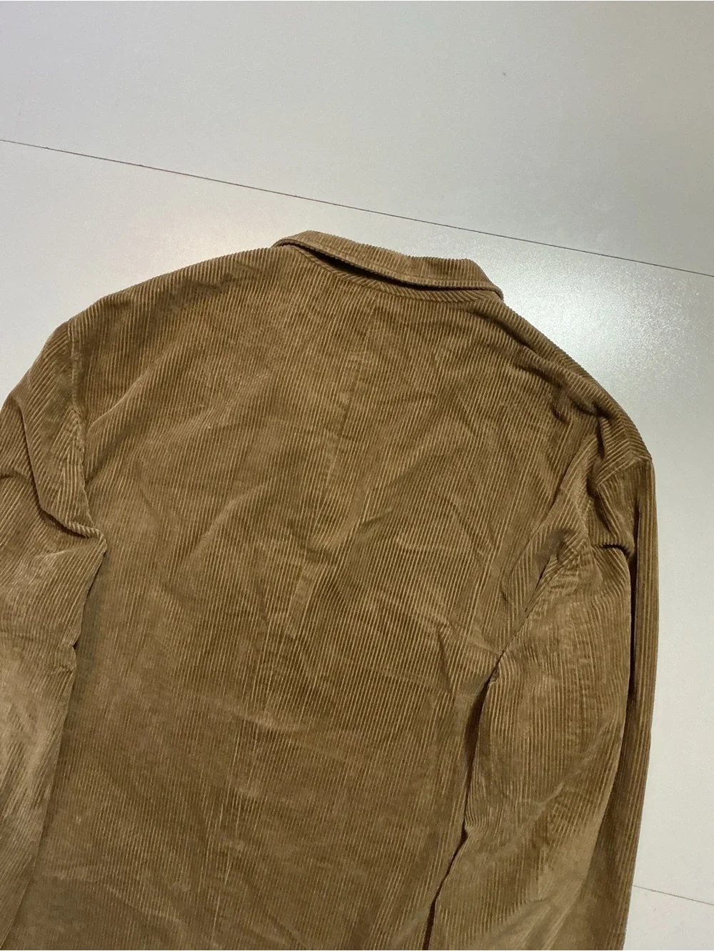 Vintage 2001 Gap Corduroy Khaki Tan Three Button Sportscoat Blazer Jacket